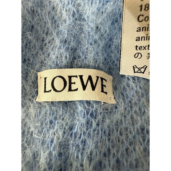 Loewe X Studio Ghibli Totoro Beanie Hat Blue Camouflage Eyes Design 50% Mohair W main image 8